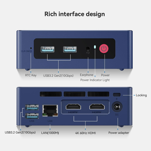 Mini Pc Beelink Mini S13 Intel Twin Lake N150 Ssd De 16 Gb/1