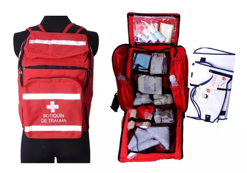 Botiquin Trauma Morral Maletin Portatil Primeros Auxilios