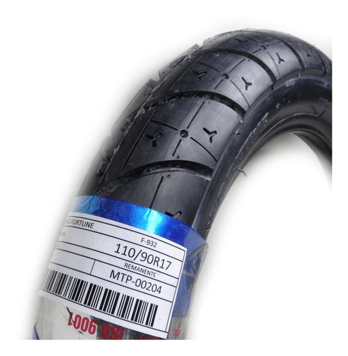 Imagen 3 de 4 de Cubierta Tipo Pista Horng 110/90 R17 Fortune F932 P/ Camara