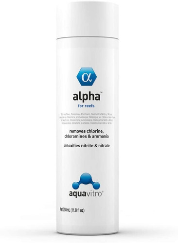 Alpha Aquavitro 350 Ml Seachem Acondicionador Agua Acuario