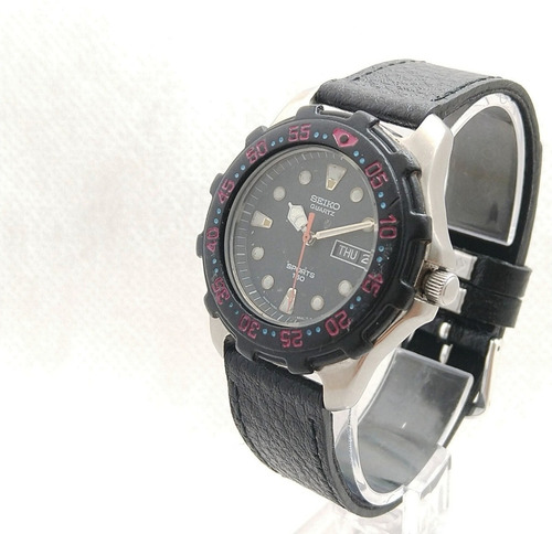 Seiko Quartz Sports Diver 150m 7n33-6a3f Modelo Raro De 1992