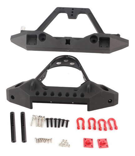 Barra De Parachoques Trasera De Coche Rc De Metal Para Axial