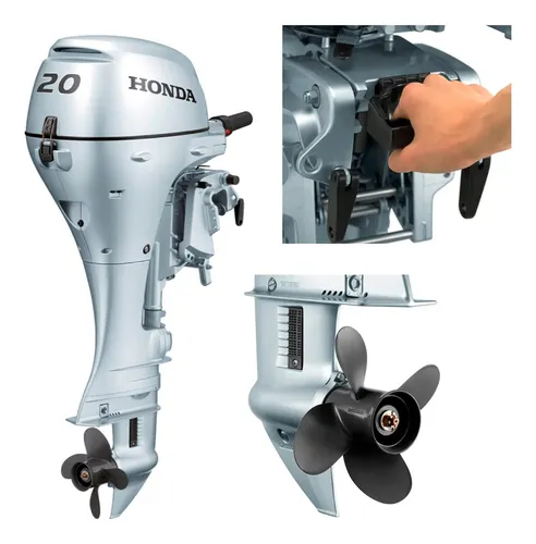 Motor Fuera De Borda Honda 20 Hp (4 Tiempos) Pata Corta