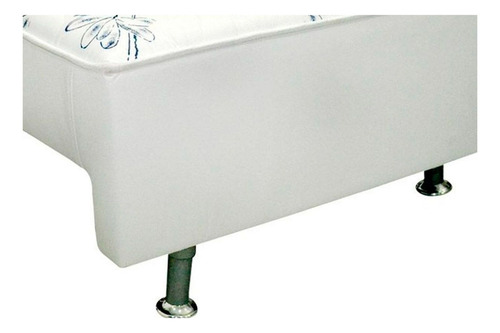 Conjunto Box+colchão Conjugado Ortobom Ortopédico C/auxiliar Branco Solteiro 88