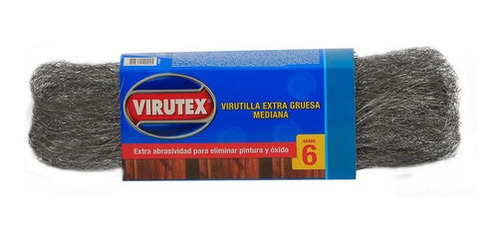Imagen 1 de 1 de Virutilla X1 Extra Gruesa Mediana Abrasiva Grado 6  Virutex