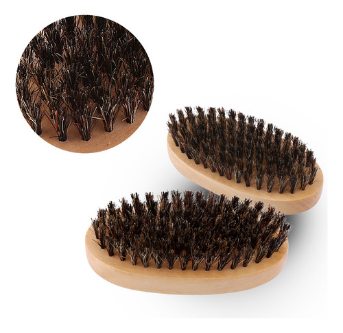 Cepillo Para Hombre, De Imitación Natural De Jabalí, Con Man