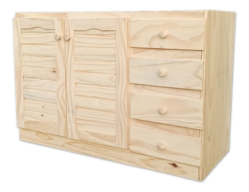 Mueble Bajo Mesada | 2 Puertas | De Madera | Sin Lustre 