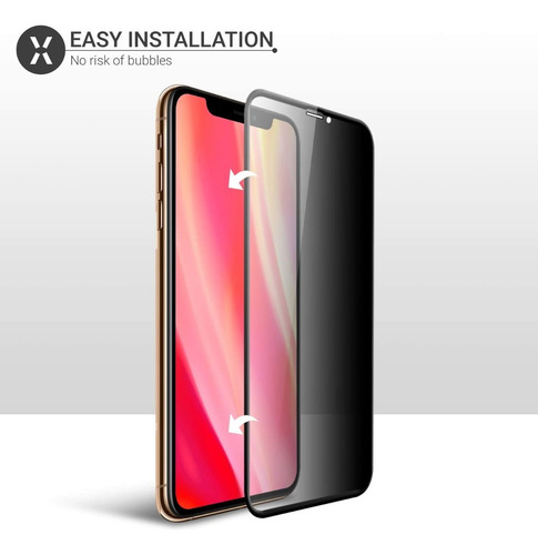 Vidrio Protector Pantalla Antiespia Para iPhone 11 Pro Y Max