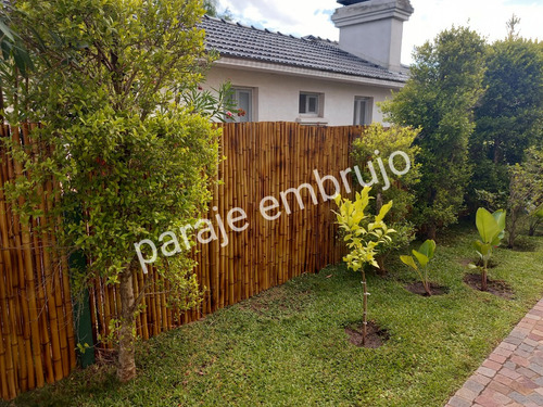 Cercos De Caña A Medida Tacuara Bambu Pergolas. Envios (Usado)