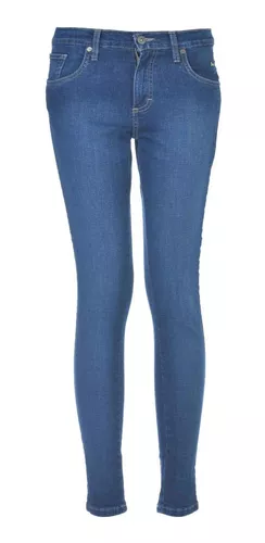 Pantalon Jeans Skinny Cintura Alta Lee Mujer Ri53