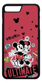 Funda Protector Case Para iPhone 7 Plus Mickey Minnie