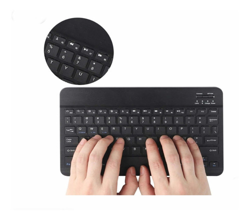 Case C/ Teclado Bluetooth @ iPad 7ma Gen 10.2 Pulgadas 2019
