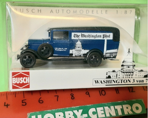 Busch 1:87 Camión Ford Aa Van The Washington Post 