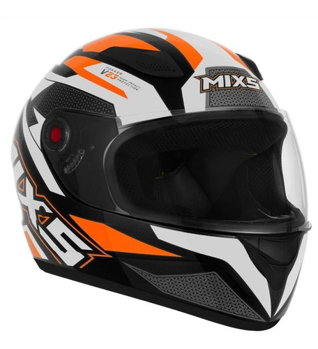 Imagem 3 de 4 de Capacete Moto Mixs Fokker V23 Fechado Motoqueiro Integral
