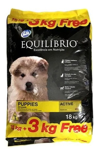 Equilibrio Cachorro All Breads 15 + 3 Kg + Obsequio!!!