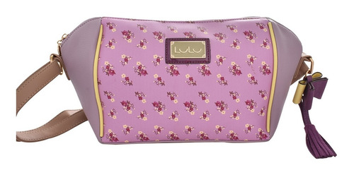 Bolsa De Mujer Bandolera Diseño Flores Lulu