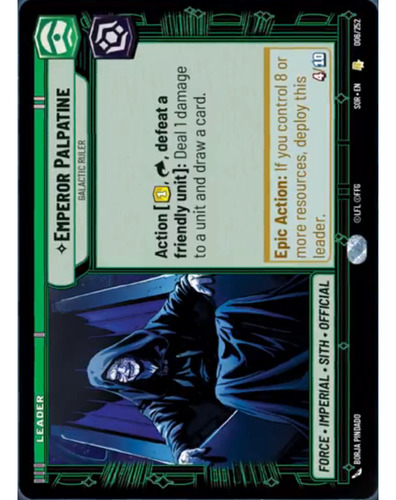 Star Wars: Sor - 006/268 - Emperor Palpatine