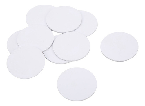 50pcs 1in Ic Uid Tag 13.56mhz Tarjetas De Moneda Rfid Reescr