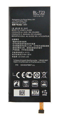 Imagen 1 de 1 de Bateria Original Para LG X Cam K580 Garantizada Full