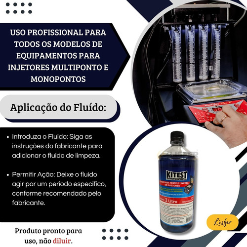 Kit 2 Detergentes P/ Limpeza C/ 2 Fluídos Injetores - Kitest
