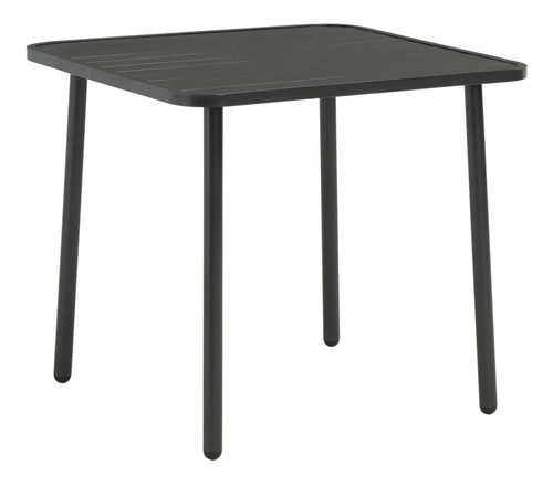 Mesa De Jardín Gris Oscuro 31.5 X31.5 X28.3 Acero