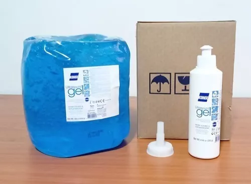 gel de ultrasonidos azul konix envase 5 litros