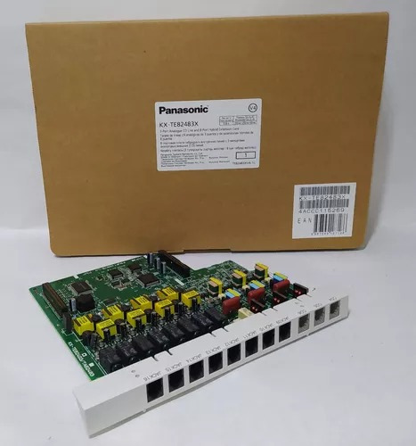 Tarjeta Panasonic Kx-te82483  3 Lineas Y 8 Ext Remate