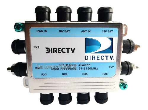 Divisor Splitter Directv 8 Salidas Multiswitch Ideal Full Hd