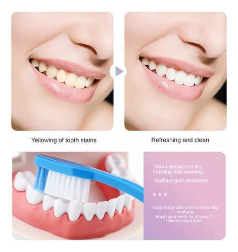 Novo Pasta De Dientes Blanqueadora Con Niacinamida, 100 Ml*2