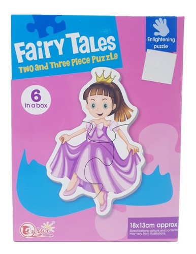 Fairy Tales Puzzle Rompecabezas Cuentos De Hadas 6 En 1 Ck