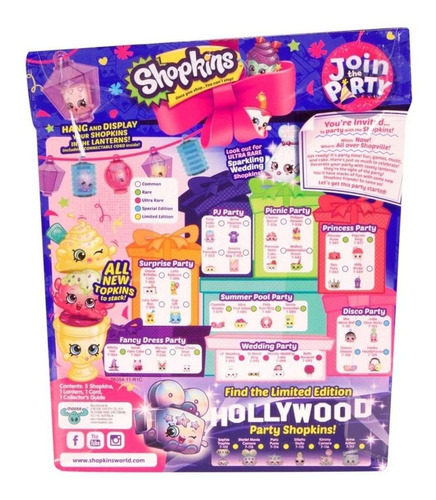 Imagen 5 de 7 de Shopkins Farol Join The Party X 5 Figuras Serie 7 Ar1 563