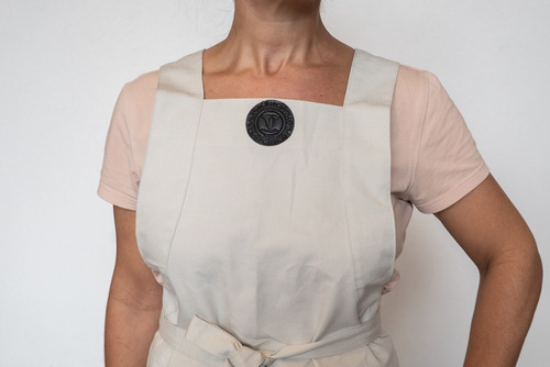 Delantal Gastronomico De Cocina Gabardina Regulable Unisex