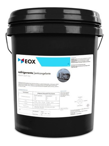 Refrigerante Coolant Elc 25% Servicio Pesado Rojo Eox 20 L