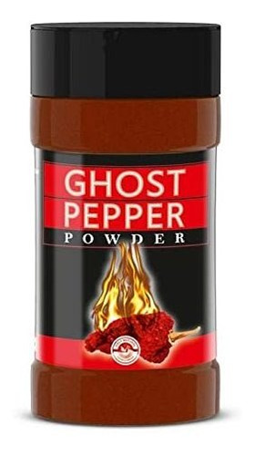 Ghost Pepper Powder- 3.5 Oz, Smoked, Hottest & Spicy Chilli
