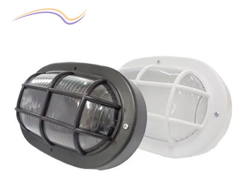 Luminária Tartaruga Ilumi Branco Ou Preto 110V/220V