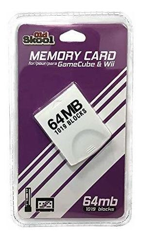 Old Skool Gamecube And Wii Compatible 64mb Memory Card With 