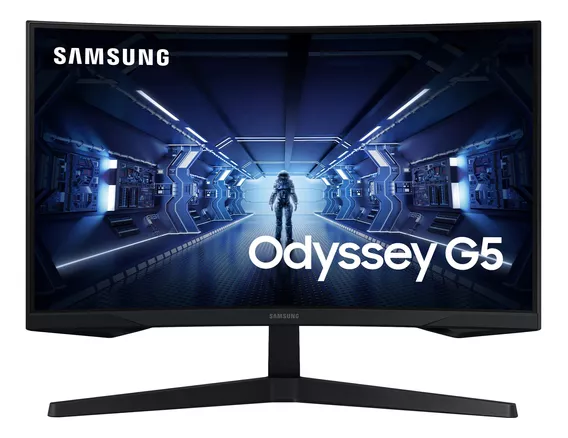 Monitor gamer curvo Samsung Odyssey G5 C27G55T led 27 " negro 100V/240V