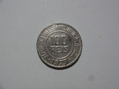 Moeda 100 Réis 1929