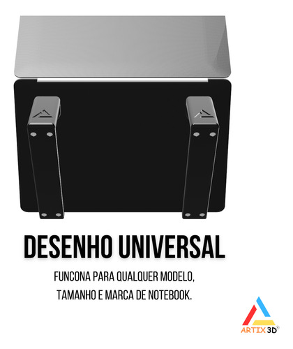 Suporte Notebook Mesa Original Ergonômico Base Antiderrapant