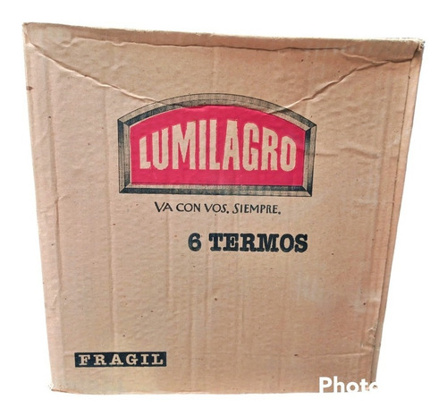Imagen 8 de 8 de Juego De 6 Termos Lumilagro Tapón Cupula 920ml Delta