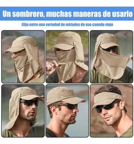 Gorro De Pesca Para El Sol De Verano Con Protección Para La