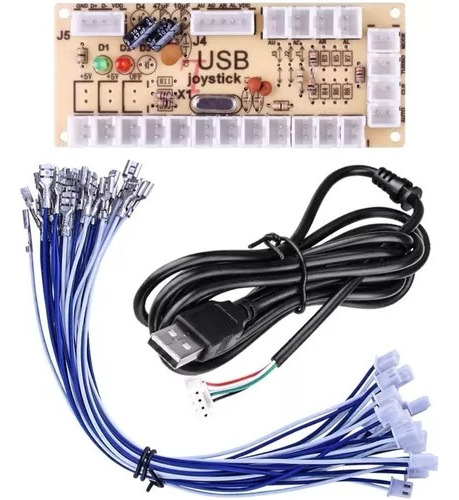 Interfaz Usb Zero Delay, 1 Jugador, Multijuegos, Arcade