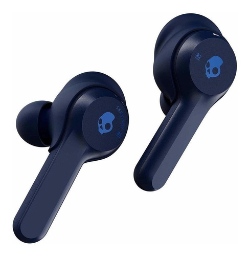 Fone de ouvido in-ear gamer sem fio Skullcandy Indy índigo com luz LED