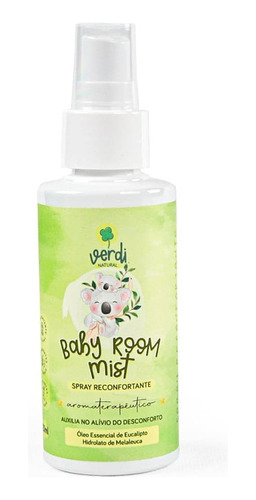 Spray Baby Room Reconfortante Óleo Eucalipto Verdi Natural