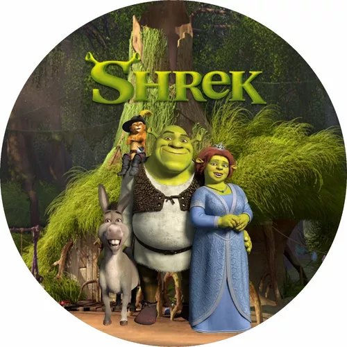 Shrek kit de mesa tipo displays 9 peças pronta entrega