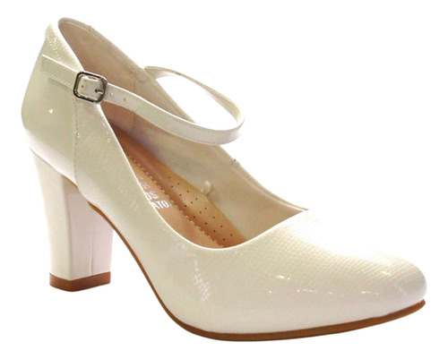 Zapato Chalada Mujer Cobna-2 Blanco Formal