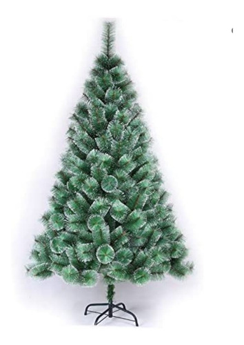 Árbol Navidad Artificial 180cm Soporte Metálico Verde/nevado