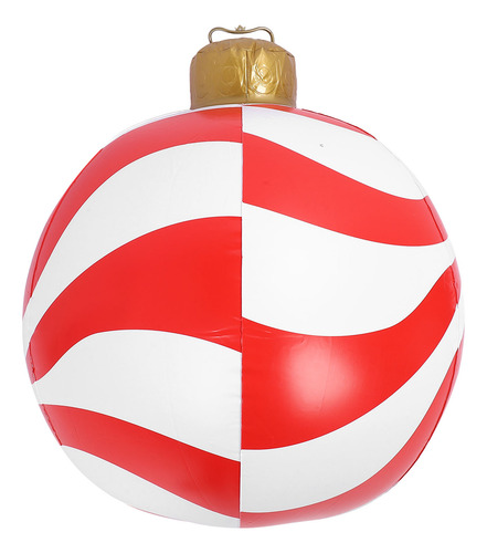 Bola Inflable De Navidad Con Forma De Caramelo De 23.62 PuLG