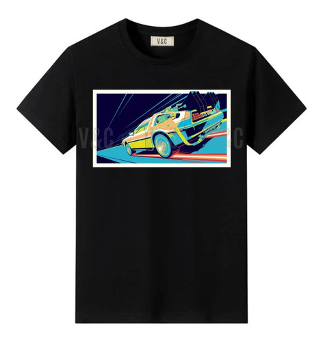 Remera Delorean Auto Nene Infantil Algodón Premium