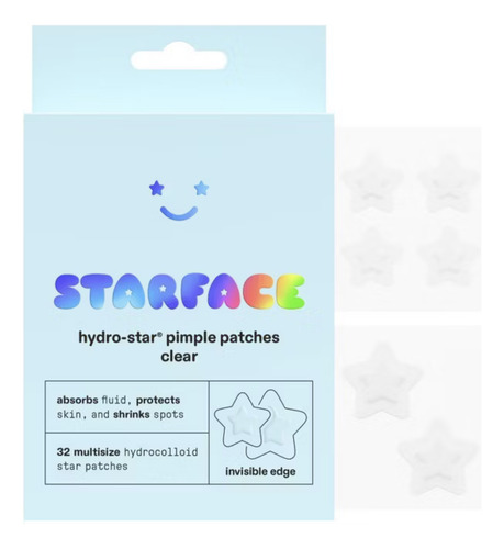 Starface Pimple Patch Clear 32 Pack Parches Acne Invisibles Todo Tipo De Piel Día/noche
